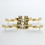 Custom Metal Brass Front and Back Shrapnel Stamping Brass Finish for Revolution