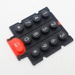 Matte and Glossy Surface Silicone Rubber Keypads with Optional Backlight