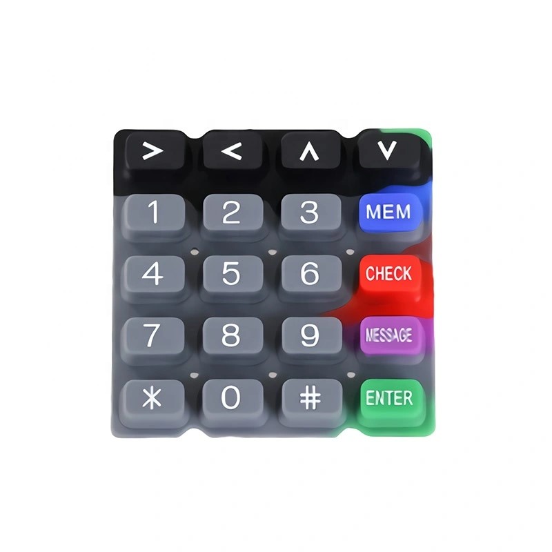 Wireless Numeric Keypad with Custom Silicone Desktop Keys