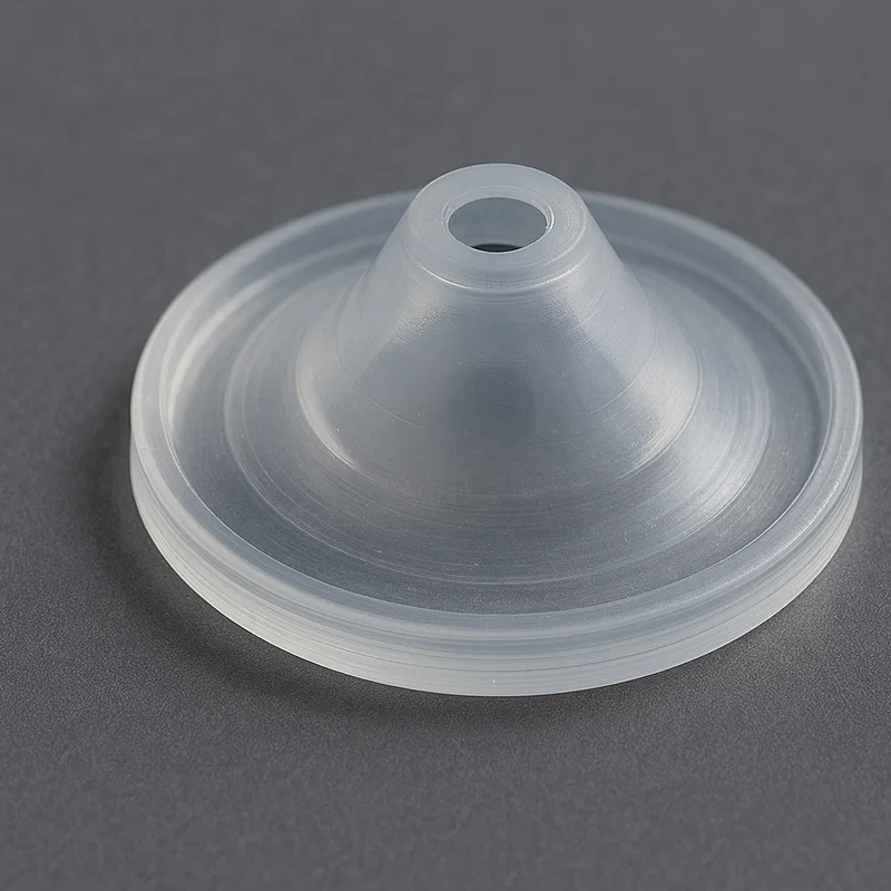 Custom Medical Grade Clear Silicone Rubber Valve Membrane Gaskets Manufactures4
