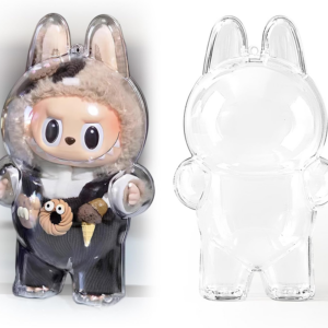 PET Clear Labubu Protect Cover Case with Custom Logo Suppliers1