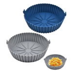 White Label Reusable Heat-Resistant Silicone Air Fryer Pot Oven Liners Factory2