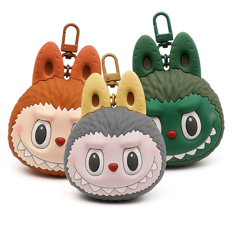 Customized LSR Injection Molding Labubu Silicone Earphone Case Bag Manufacturing1