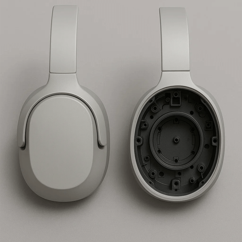 Custom ABS Shell Cover Parts for Active Noise Cancellation Wireless Bluetooth Headphones Factory2