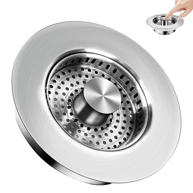 Custom Metal Stamping Stainless Steel Kitchen Sink Plug Strainer with Anti-Clog Basket Strainer Manufacturing2