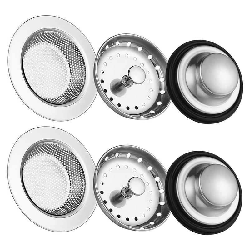 Custom Metal Stamping Stainless Steel Kitchen Sink Plug Strainer with Anti-Clog Basket Strainer Manufacturing3