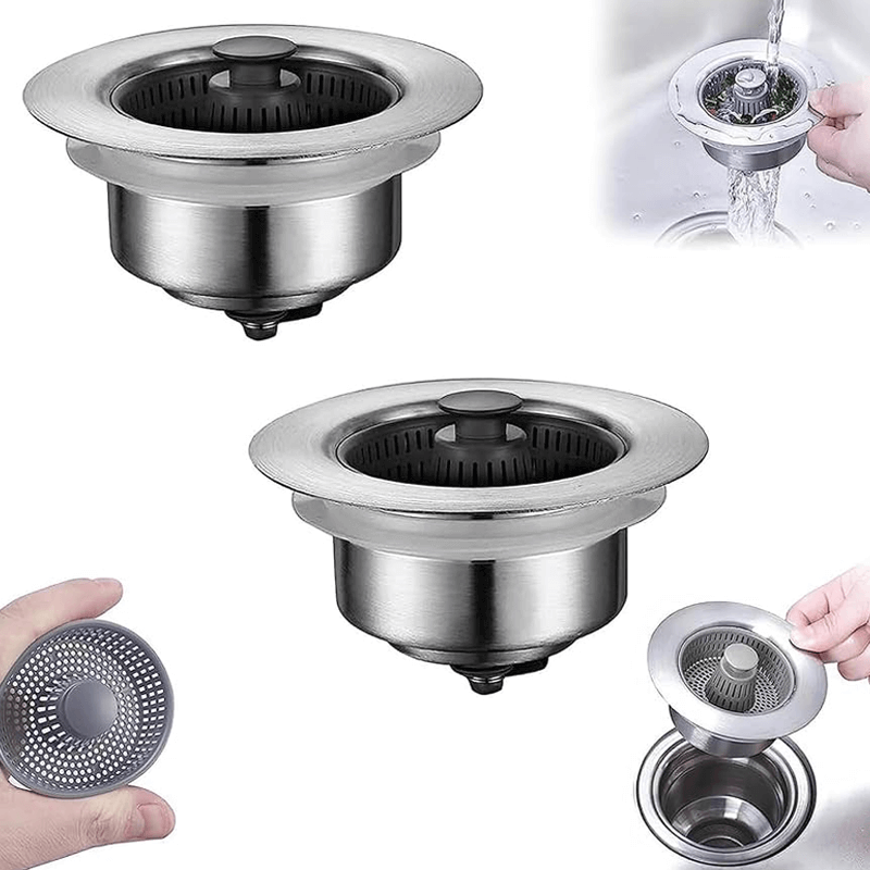 Custom Metal Stamping Stainless Steel Kitchen Sink Plug Strainer with Anti-Clog Basket Strainer Manufacturing4