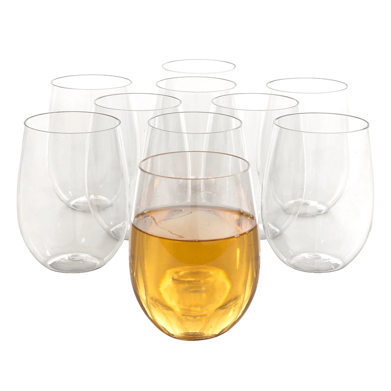 Custom Recyclable Plastic Stemless Clear Wine Glasses for Various Industries Manufacturing2