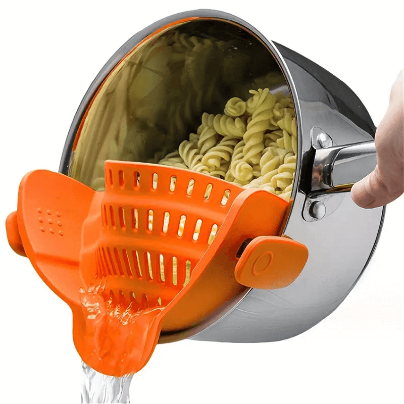 Custom Silicone Pot Side Strainer for Home Kitchen Essentials Accessories Factory1