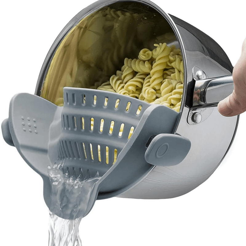 Custom Silicone Pot Side Strainer for Home Kitchen Essentials Accessories Factory3