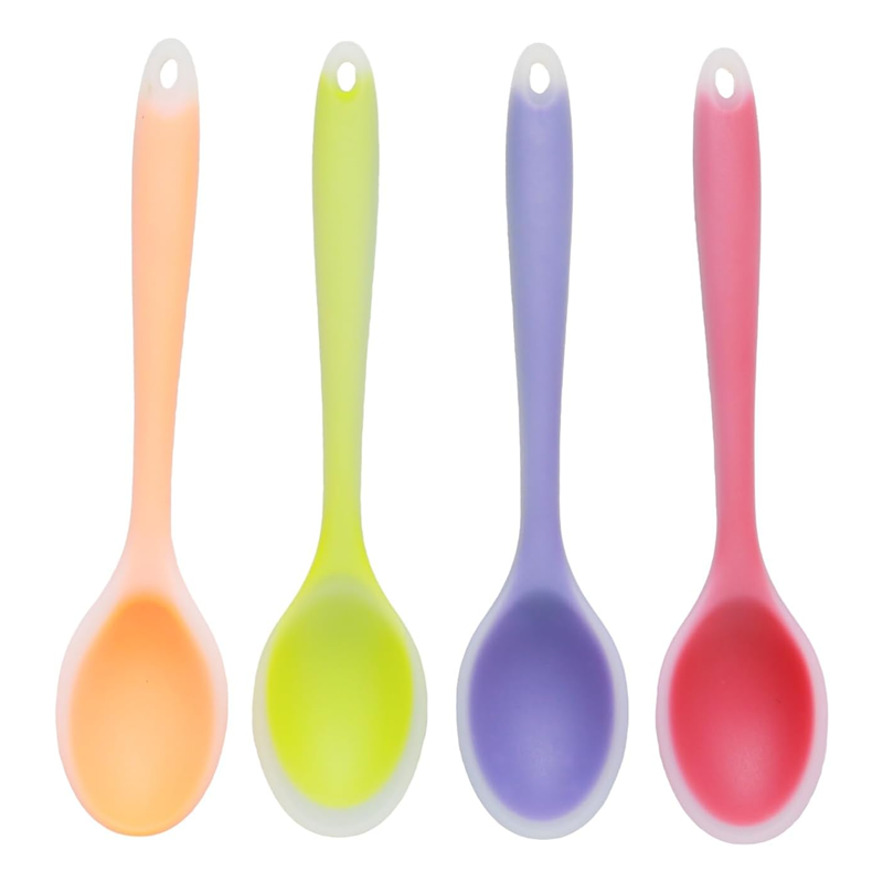 Custom Soft Silicone Baby Spoons for Kids Toddlers Training Feeding Manufacturing1