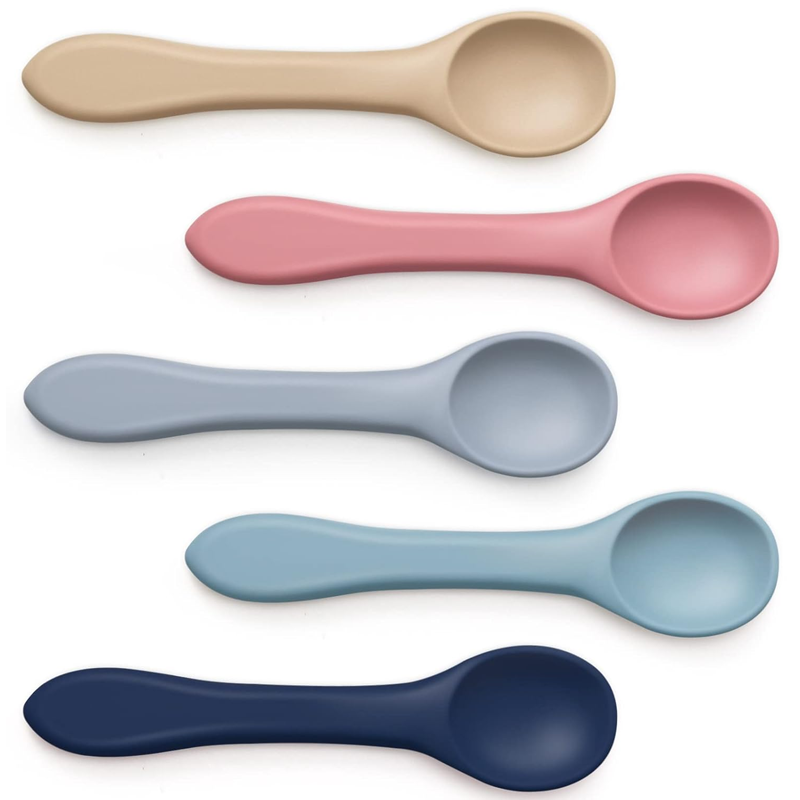 Custom Soft Silicone Baby Spoons for Kids Toddlers Training Feeding Manufacturing4