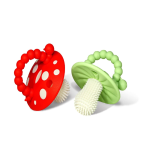 Customized Food-Grade Silicone Baby Teether Pacifier Teething Relief for Infants Factory3