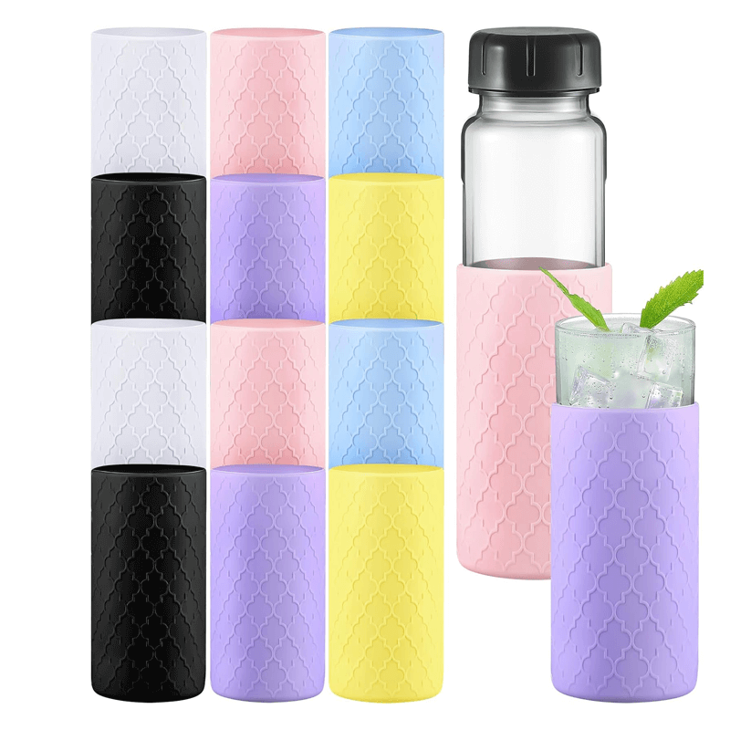 OEM Anti-Slip Protective Silicone Boot Sleeve Cover for Water Cup Bottles Factory3
