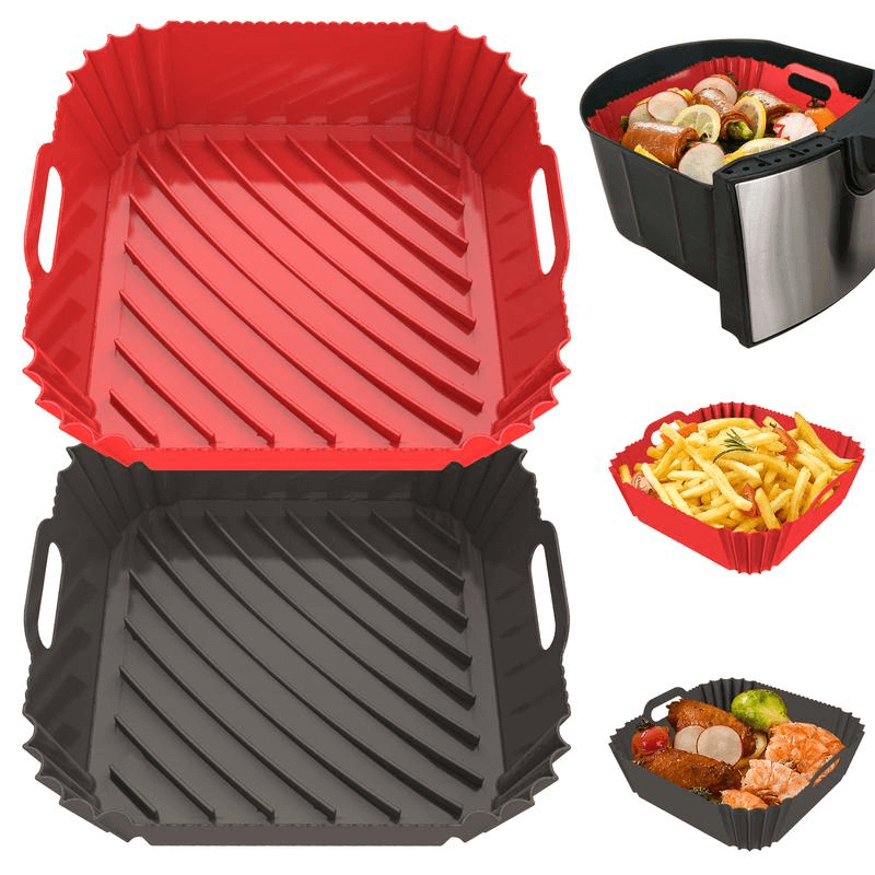 OEM Reusable Heat Resistant Silicone Air Fryer Liners for Kitchen Accessories Manufacturers1