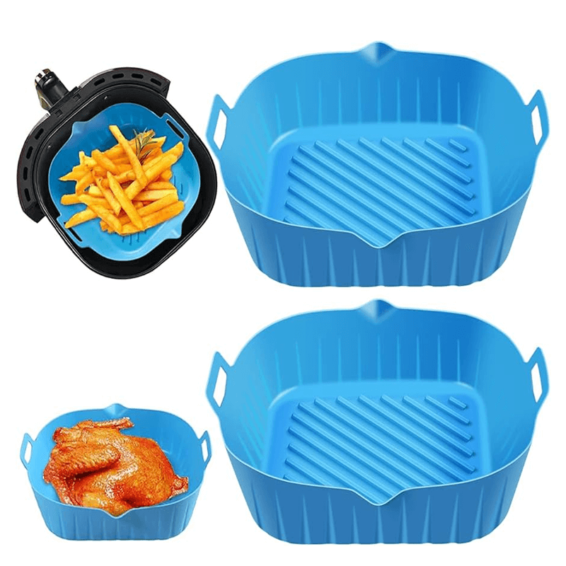 OEM Reusable Heat Resistant Silicone Air Fryer Liners for Kitchen Accessories Manufacturers2
