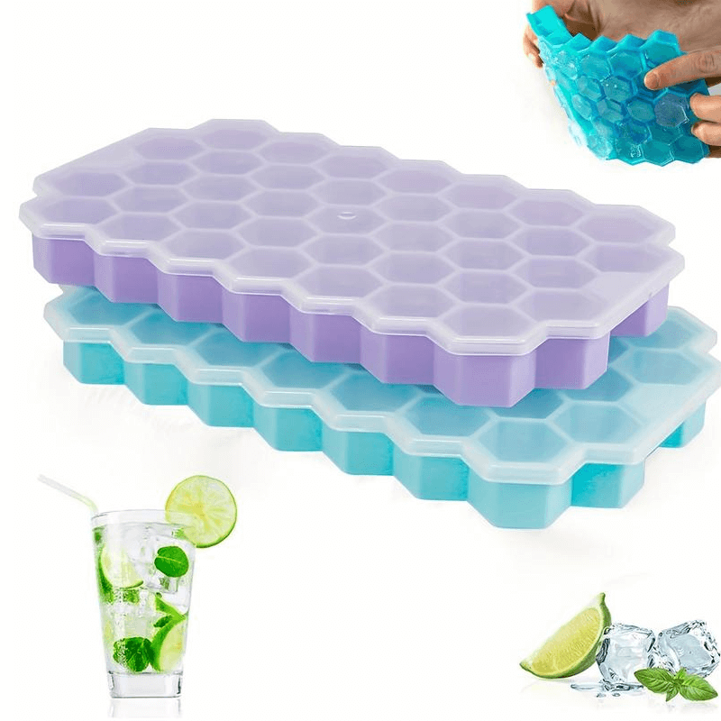 OEM Silicone Ice Cube Tray Mold with Lid for Kitchen& Bar Accessories Suppliers1