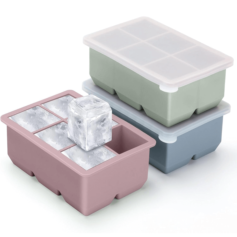 OEM Silicone Ice Cube Tray Mold with Lid for Kitchen& Bar Accessories Suppliers2