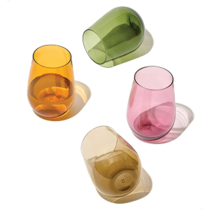 OEM Unbreakable Plastic Crystal Wine Glasses with Custom Colors Suppliers2