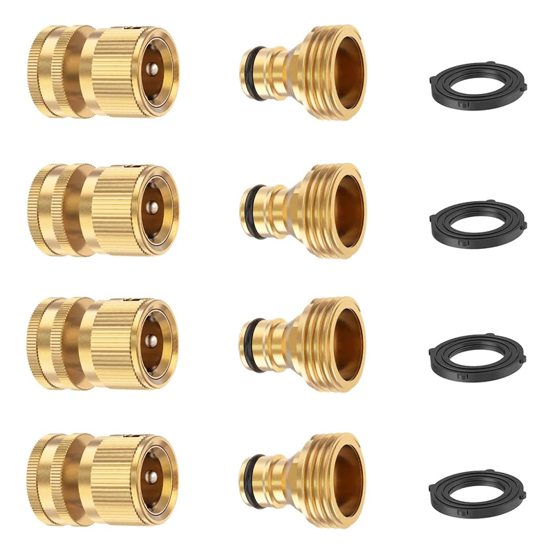 Overmolding Metal Stamping Brass Male and Female Fitting Quick Connector for Garden Hose Application Manufacturing3