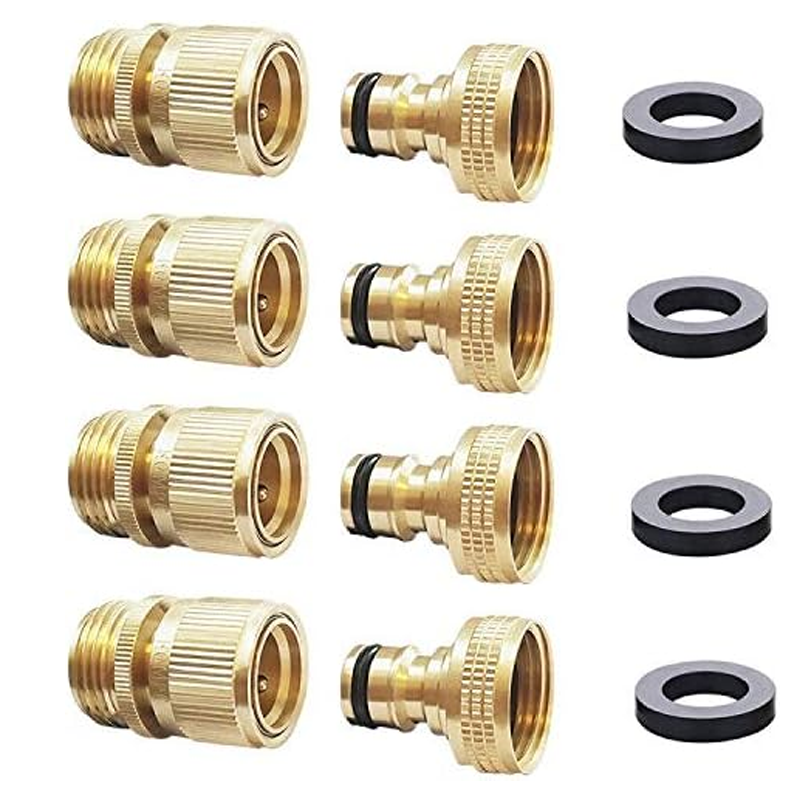 Overmolding Metal Stamping Brass Male and Female Fitting Quick Connector for Garden Hose Application Manufacturing4