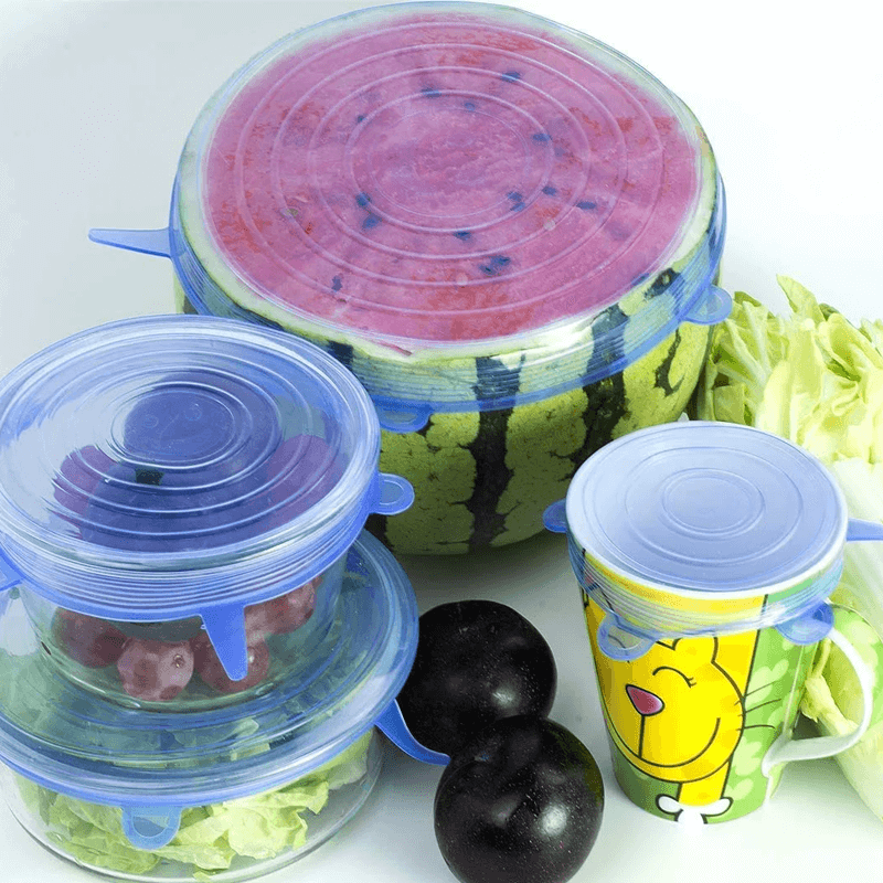 Personalized Reusable Silicone Stretch Cover Lids for Food Storage Containers Manufacturers3