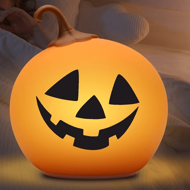 Personalized Silicone Pumpkin Night Lamb Lights for Halloween Decorations Factory4