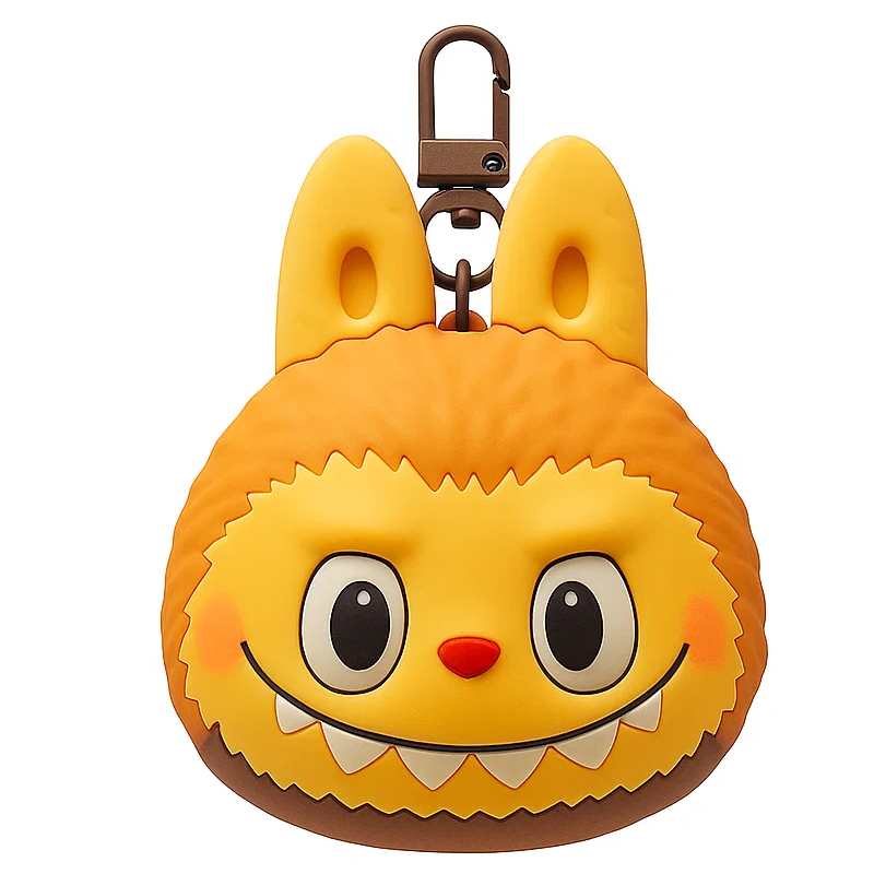 White Label Labubu Silicone Earphone Bag for Gift and Promotion Application Manufacturing3