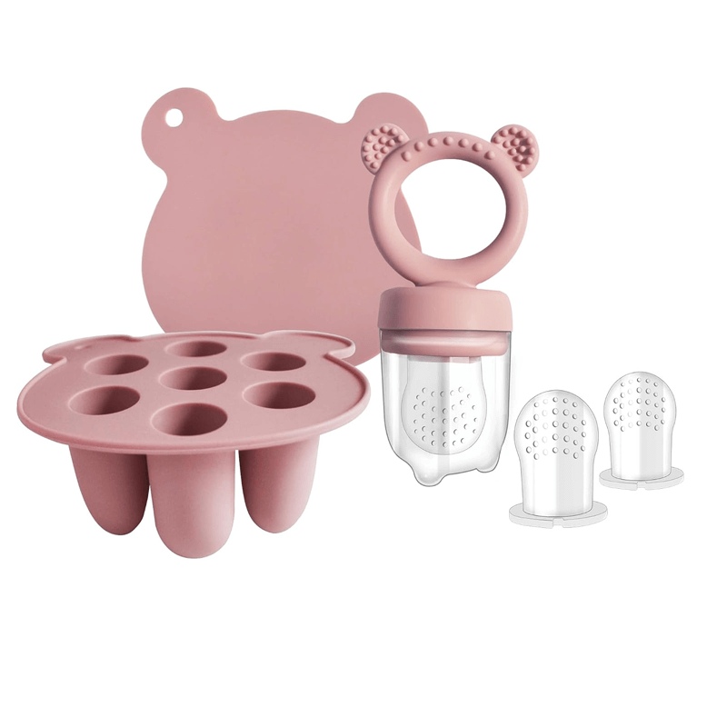 White Label Silicone Baby Food Fruit Feeder for Baby Infant Self Feeding Factory2