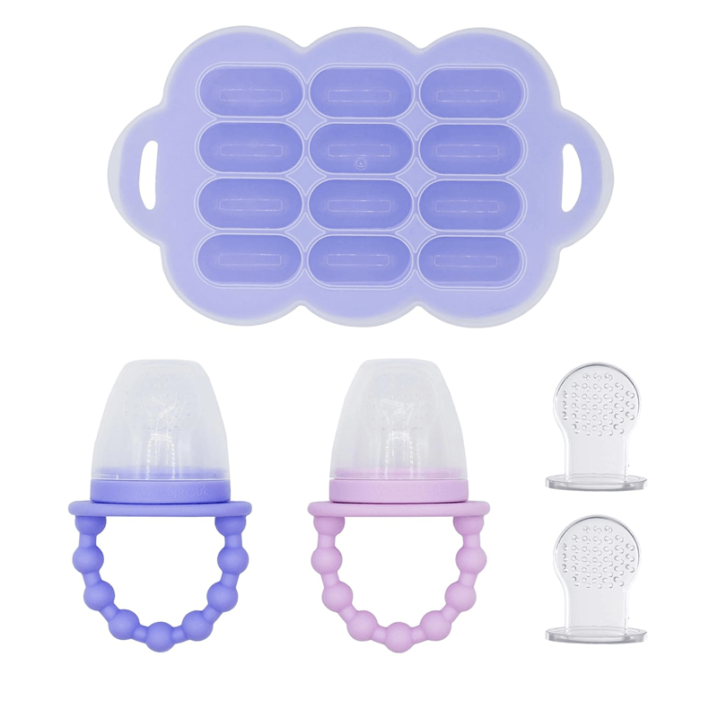 White Label Silicone Baby Food Fruit Feeder for Baby Infant Self Feeding Factory3