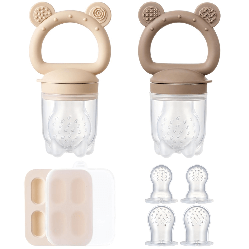 White Label Silicone Baby Food Fruit Feeder for Baby Infant Self Feeding Factory4