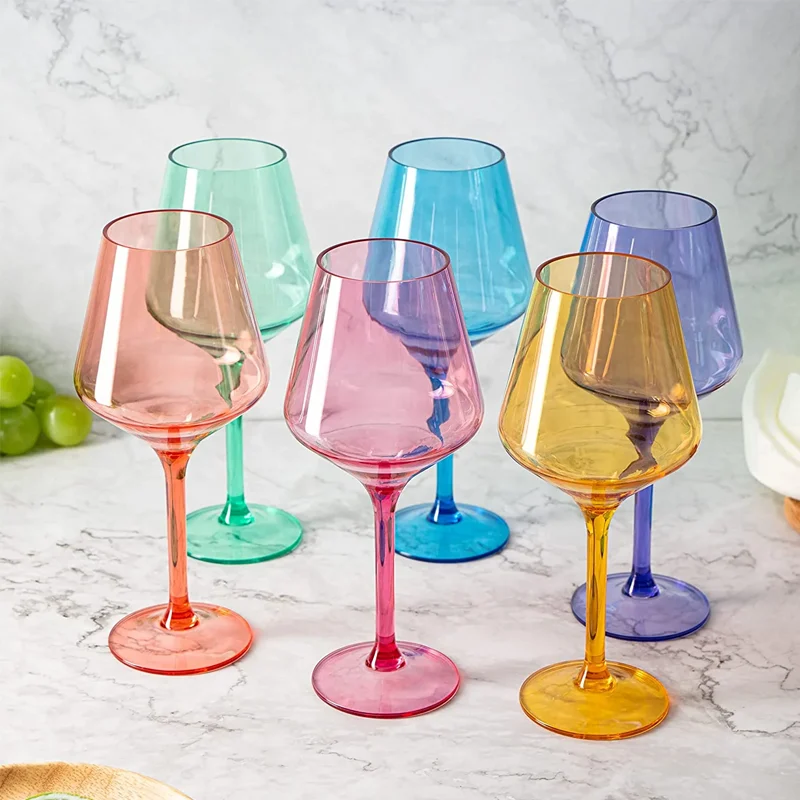 personalized plastic wine glasses