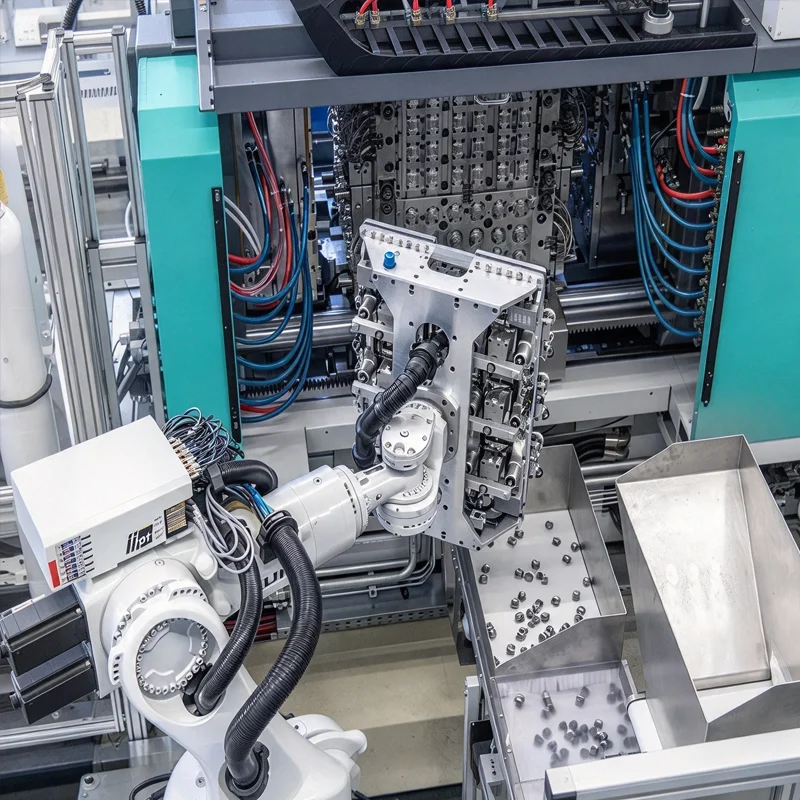 Automated-Plastic-Injection-Molding-Cell
