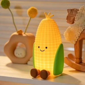 Corn-style clock lamp