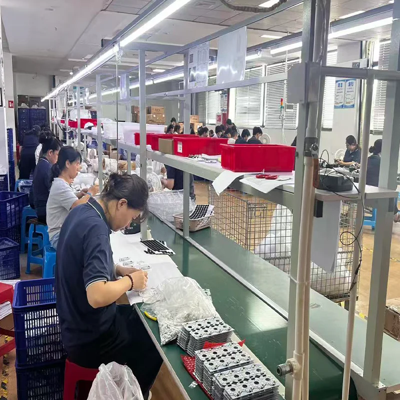 assembly line of night light