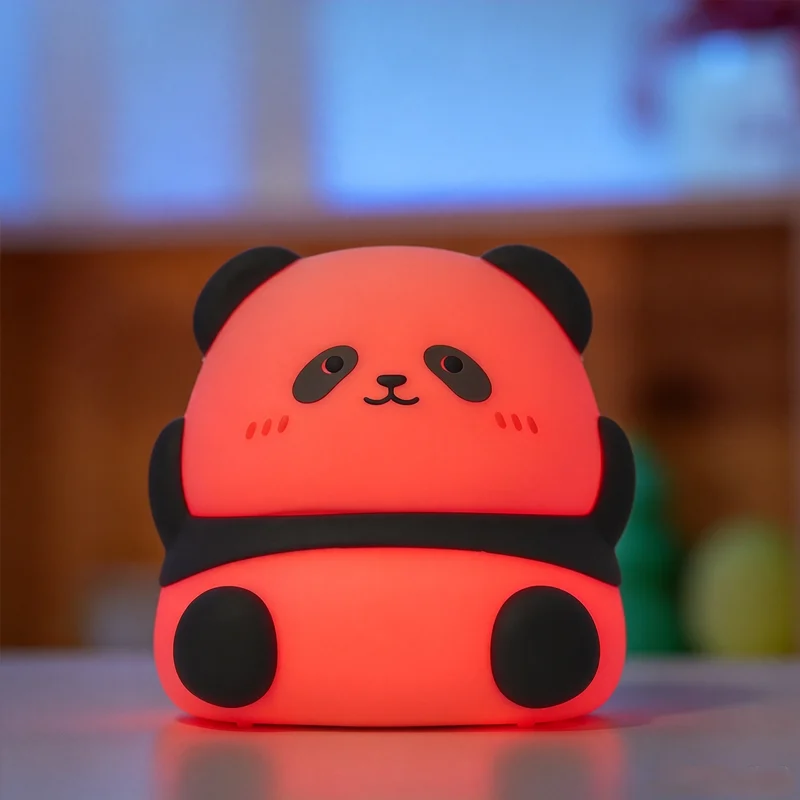 silicone lamp panda